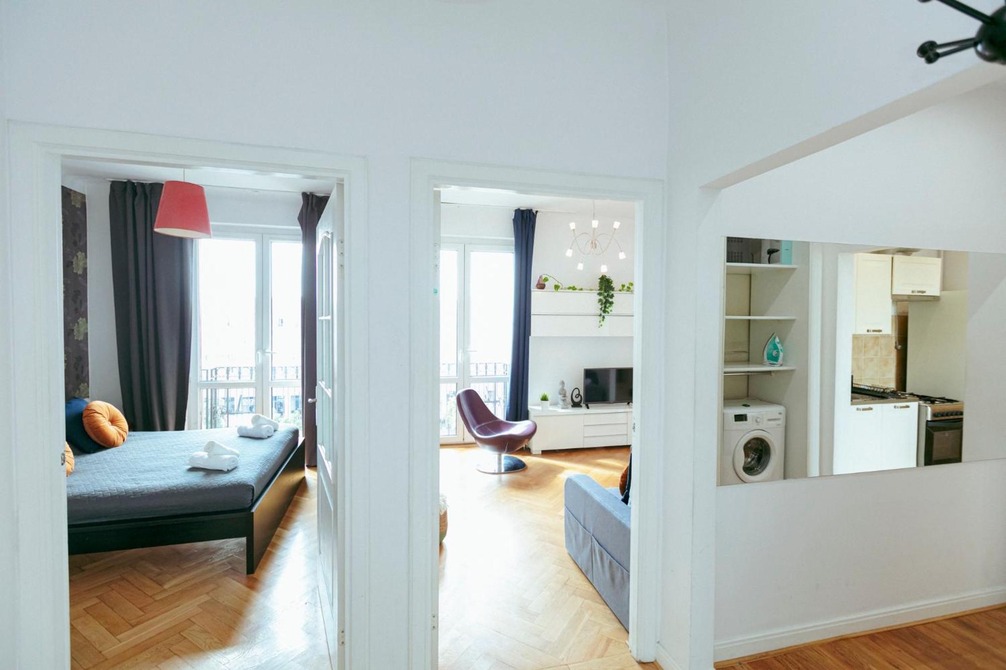 Plac Konstytucji 6 Grey - Bezplatny Garaz Podziemny - Free Parking - Apartament Dla 4 Osob Varsovia Exterior foto